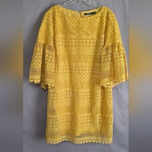 Ralph Lauren Sunflower Yellow Crochet Dress